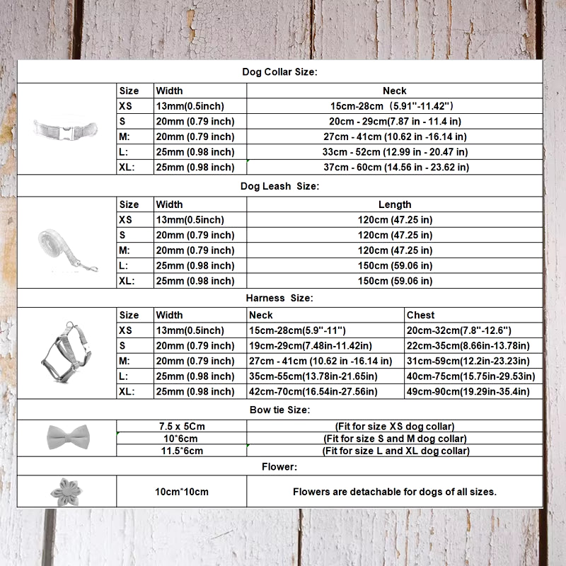 New Arrival Customized Designer Logo Gray Lattice on Soft Cotton Dog Collar Leashes Harness Poo Bag Holder Bow Set Grid04